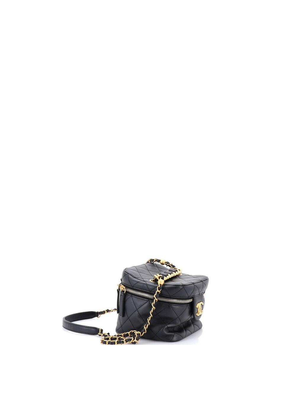 Chanel Chain Bar Vanity Case With #233956C39B - Picture 2 of 8